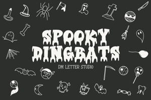 Related font Spooky Dingbat