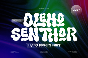 Related font Oleho Senthor
