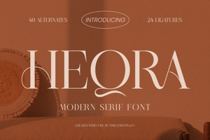 Related font Heqra