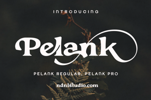 Related font Pelank