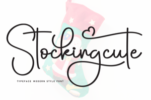 Related font Stockingcute