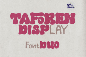 Related font Taforen Retro