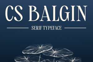 Related font CS Balgin