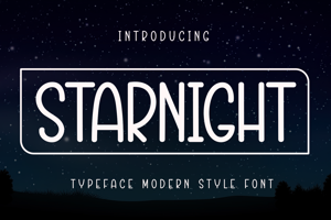 Related font Starnight