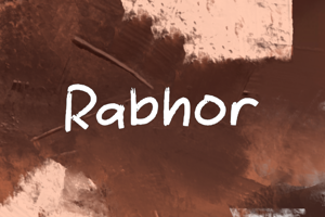 Related font Rabhor