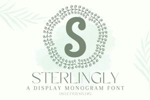Related font Sterlingly Monogram