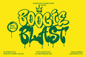 Related font Boogie Blast