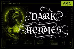 Related font Dark Hermes