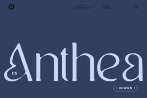 Related font CS Anthea Drawn