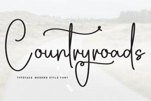Related font Countryroads
