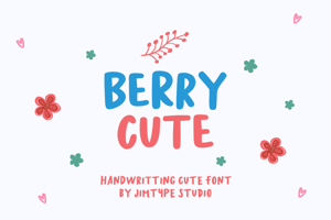Related font Berry Cute