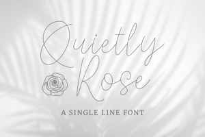 Quietly Rose Single Line
