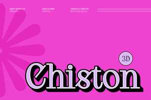 Related font Chiston 3D
