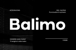 Related font Balimo