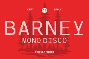 Related font CS Barney Mono Disco