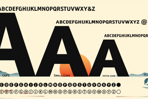 Related font Biotrip Caps