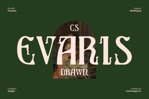 Related font CS Evaris Drawn