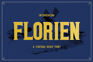Related font FLORIEN