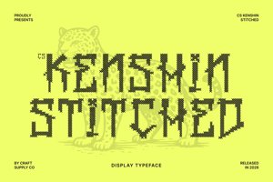 Related font CS Kenshin Stitched