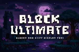 Related font Block Ultimate