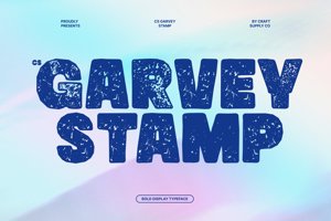 Related font CS Garvey Stamp