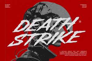 Related font Death Strike
