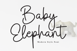 Related font Baby Elephant