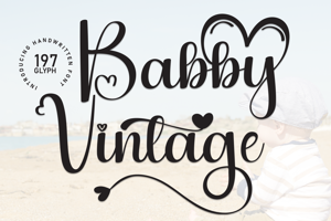 Related font Baby Vintage