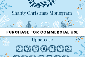 Shanty Christmas Monogram