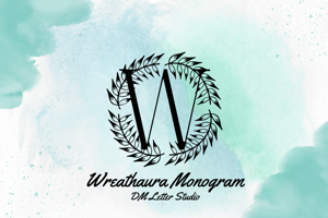 Related font Wreathaura Monogram