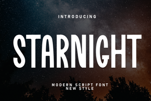 Related font Starnight