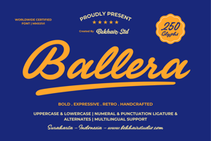 Related font Ballera