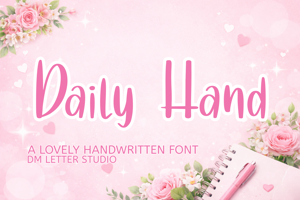 Related font Daily Hand