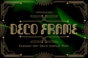 Related font Deco Frame
