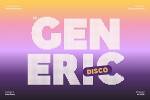 Related font CS Generic Disco