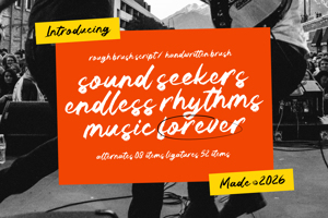 Related font Sound Seekers