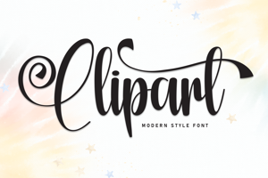 Related font Clipart