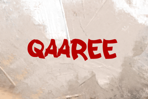 Related font Qaaree