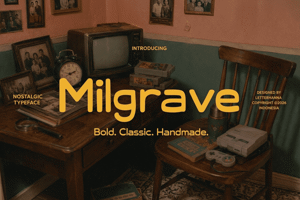 Related font Milgrave