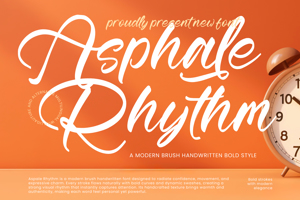 Related font Asphale Rhythm
