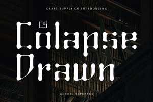 Related font CS Colapse Drawn