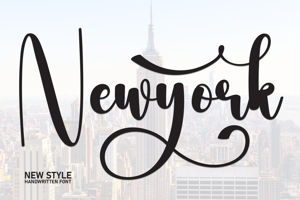 Related font Newyork
