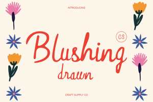 Related font CS Blushing Drawn