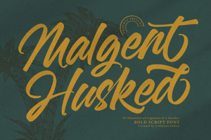 Related font Malgent Husked VERSION