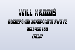 Related font Will Harris