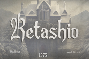 Related font Retashio