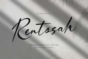 Related font Rentosah
