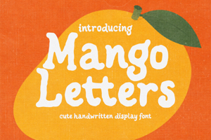 Related font RT Mango Letters