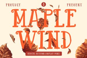 Related font Maple Wind