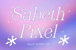 Related font Sabeth Pixel